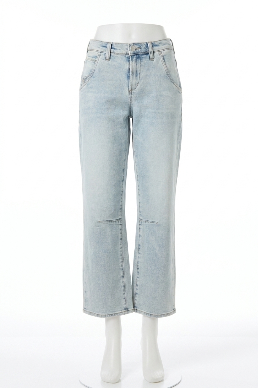 NEW DEAR JOHN DENIM lasso barrel jeans in clear stream